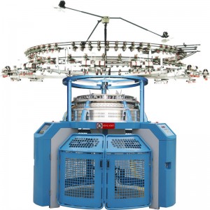 Fabrik Hochgeschwindigkeits-computergesteuerte Doppeltrikot-Rundstrickmaschine